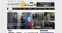 Desktop Screenshot of actu-maroc.com